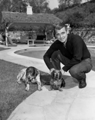 clark gable and his dachshund